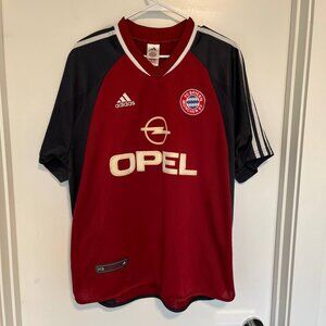 Bayern Munich Home Football Shirt 2001 – Adidas Jersey size L